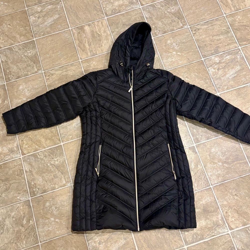 Women’s Black Michael Kors Packable lightweight Jacket XL